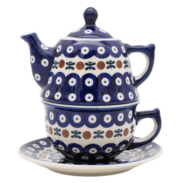 Teekanne 430 ml mit Tasse + Untertasse