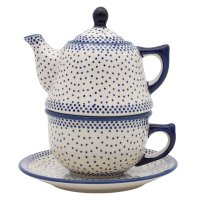 Teekanne 430 ml mit Tasse + Untertasse