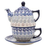 Teekanne 430 ml mit Tasse + Untertasse
