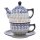 Teekanne 430 ml mit Tasse + Untertasse