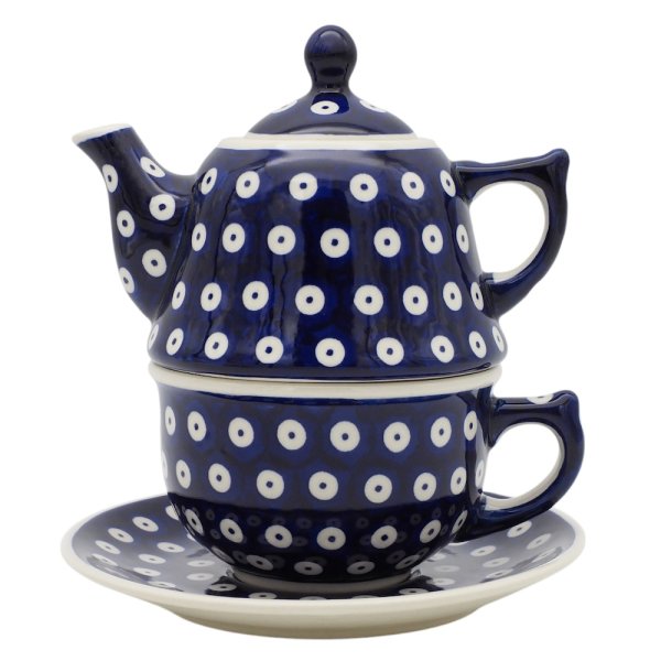 Teekanne 430 ml mit Tasse + Untertasse