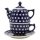 Teekanne 430 ml mit Tasse + Untertasse