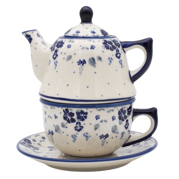 Teekanne 430 ml mit Tasse + Untertasse