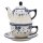 Teekanne 430 ml mit Tasse + Untertasse