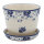 Blumentopf H: 14 cm, D: 18 cm mit Untersetzer