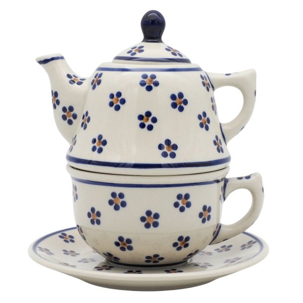 Teekanne 430 ml mit Tasse + Untertasse