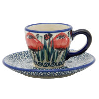 Espressotasse 0,07 l + Untertasse