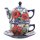 Teekanne 430 ml mit Tasse + Untertasse