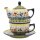 Teekanne 430 ml mit Tasse + Untertasse