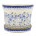 Blumentopf H: 10,6 cm, D: 14 cm mit Untersetzer