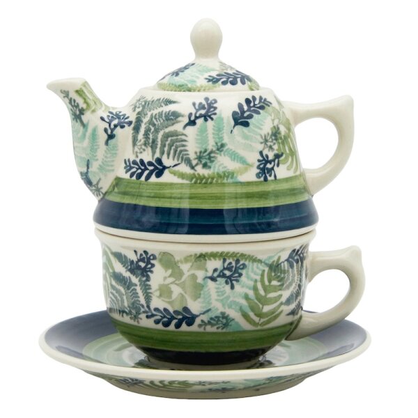 Teekanne 430 ml mit Tasse + Untertasse