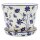 Blumentopf H: 10,6 cm, D: 14 cm mit Untersetzer